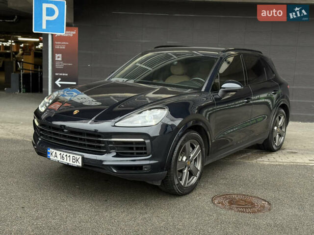 Синий Порше Каен, объемом двигателя 2.9 л и пробегом 73 тыс. км за 62000 $, фото 1 на Automoto.ua