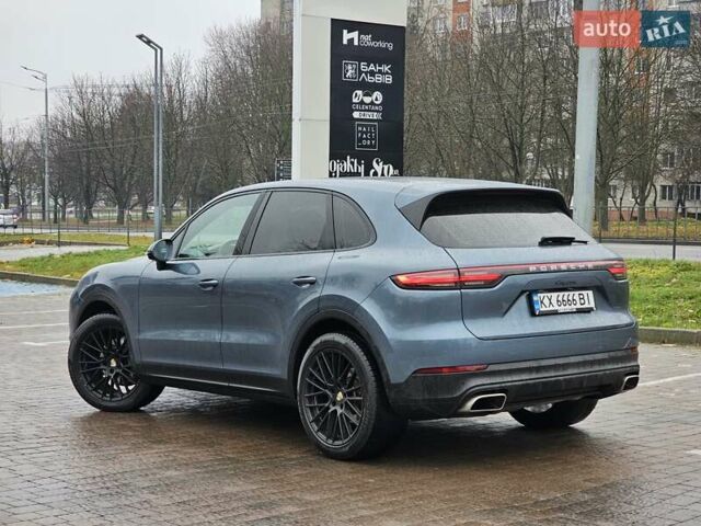 Синий Порше Каен, объемом двигателя 3 л и пробегом 100 тыс. км за 52999 $, фото 2 на Automoto.ua