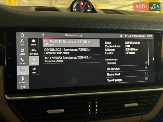 Порше Каен 2018 в Киеве на Automoto.ua Синий Порше Каен, объемом двигателя 3 л и пробегом 86 тыс. км за 51000 $, фото 17 на Automoto.ua