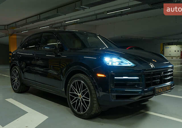 Синий Порше Каен, объемом двигателя 3 л и пробегом 5 тыс. км за 117000 $, фото 3 на Automoto.ua