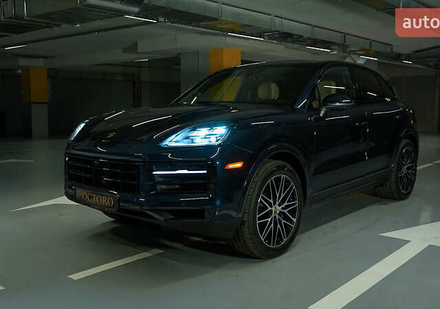 Синий Порше Каен, объемом двигателя 3 л и пробегом 5 тыс. км за 117000 $, фото 2 на Automoto.ua