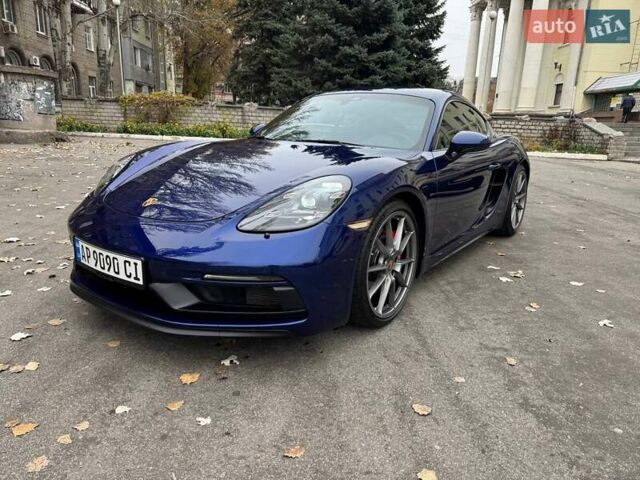 Синій Порше Cayman, об'ємом двигуна 4 л та пробігом 45 тис. км за 95000 $, фото 1 на Automoto.ua