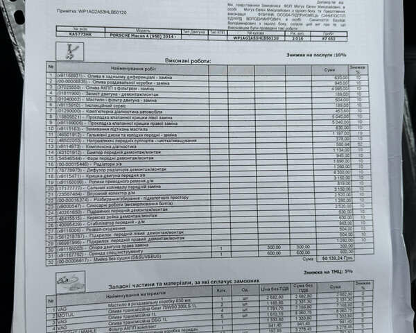 Порше Масан 2016 в Киеве на Automoto.ua Белый Порше Масан, объемом двигателя 3 л и пробегом 92 тыс. км за 31000 $, фото 23 на Automoto.ua
