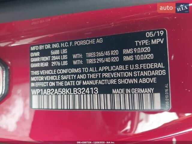 Красный Порше Масан, объемом двигателя 3 л и пробегом 102 тыс. км за 33445 $, фото 13 на Automoto.ua