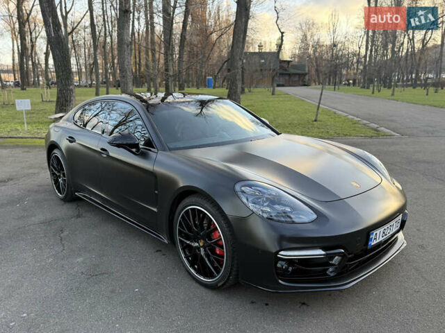 Черный Порше Панамера, объемом двигателя 4 л и пробегом 87 тыс. км за 70000 $, фото 3 на Automoto.ua