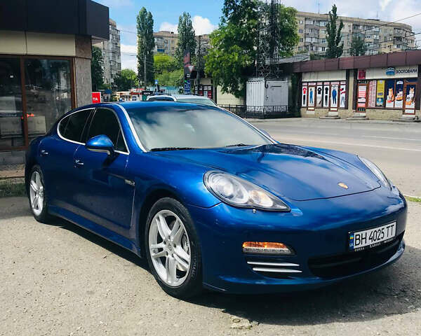 Синий Порше Панамера, объемом двигателя 4.8 л и пробегом 86 тыс. км за 22500 $, фото 1 на Automoto.ua