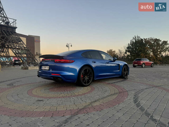 Синий Порше Панамера, объемом двигателя 4 л и пробегом 89 тыс. км за 82000 $, фото 2 на Automoto.ua