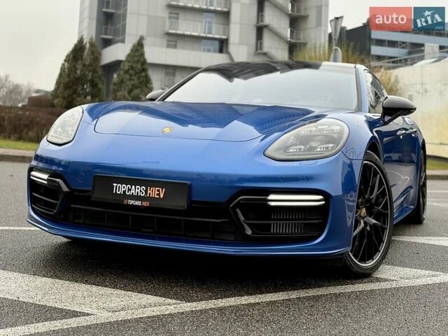 Синий Порше Панамера, объемом двигателя 4 л и пробегом 64 тыс. км за 79990 $, фото 1 на Automoto.ua