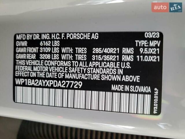 Порше Cayenne Coupe 2023 в Львове на Automoto.ua Белый Порше Cayenne Coupe, объемом двигателя 3 л и пробегом 6 тыс. км за 33000 $, фото 11 на Automoto.ua