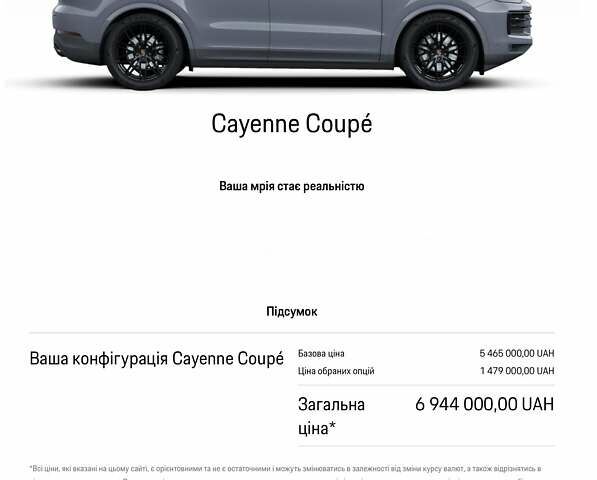 Серый Порше Cayenne Coupe, объемом двигателя 3 л и пробегом 26 тыс. км за 135555 $, фото 150 на Automoto.ua