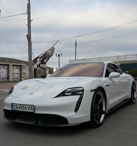 Білий Порше Тайкан, об'ємом двигуна 0 л та пробігом 73 тис. км за 70000 $, фото 1 на Automoto.ua