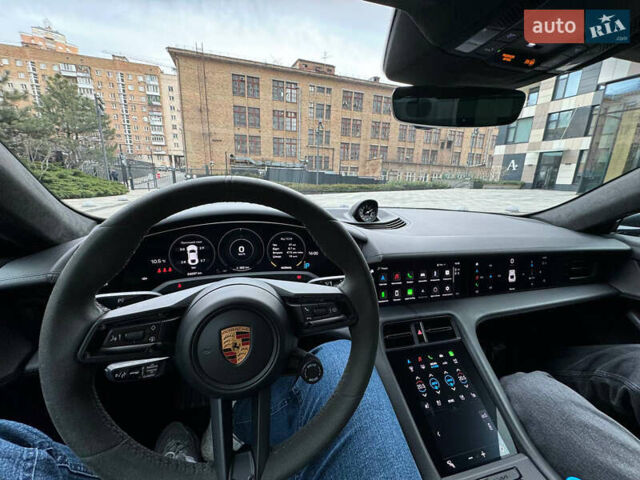Черный Порше Тайкан, объемом двигателя 0 л и пробегом 25 тыс. км за 94500 $, фото 7 на Automoto.ua