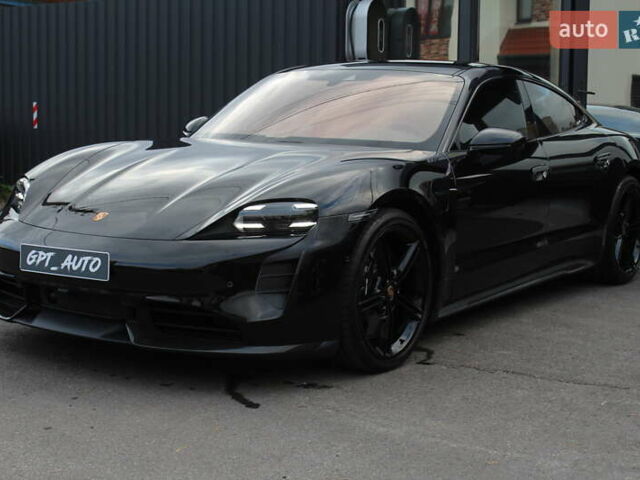 Черный Порше Тайкан, объемом двигателя 0 л и пробегом 1 тыс. км за 108800 $, фото 3 на Automoto.ua