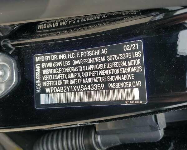 Порше Тайкан, об'ємом двигуна 0 л та пробігом 54 тис. км за 25200 $, фото 12 на Automoto.ua