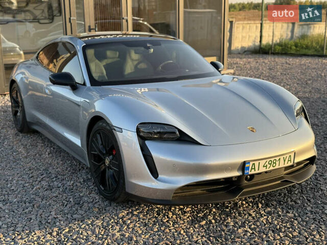 Серый Порше Тайкан, объемом двигателя 0 л и пробегом 97 тыс. км за 59900 $, фото 1 на Automoto.ua