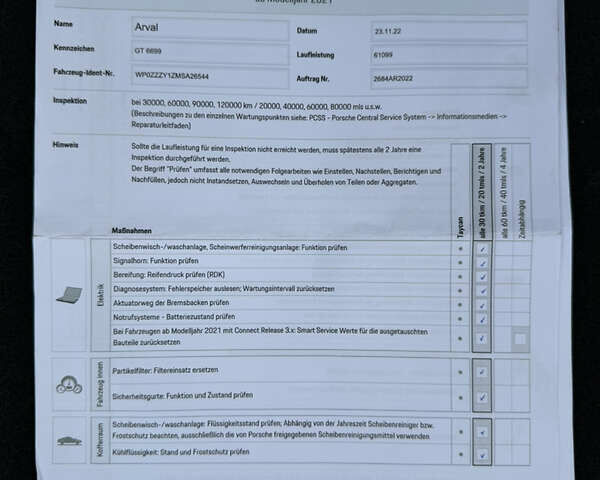 Серый Порше Тайкан, объемом двигателя 0 л и пробегом 129 тыс. км за 53500 $, фото 107 на Automoto.ua