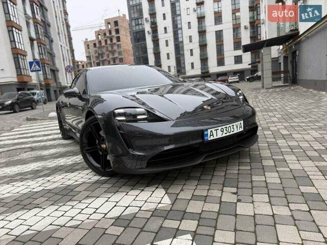 Серый Порше Тайкан, объемом двигателя 0 л и пробегом 53 тыс. км за 55000 $, фото 1 на Automoto.ua