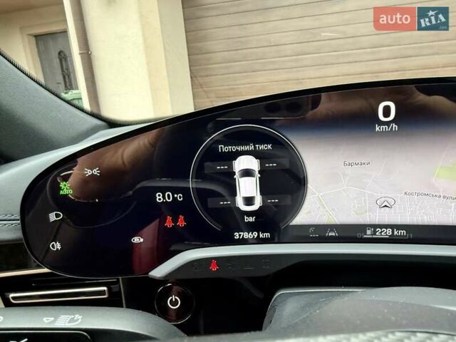 Синий Порше Тайкан, объемом двигателя 0 л и пробегом 38 тыс. км за 73000 $, фото 1 на Automoto.ua