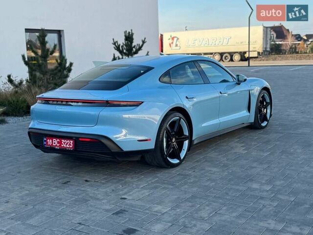 Синий Порше Тайкан, объемом двигателя 0 л и пробегом 35 тыс. км за 47900 $, фото 3 на Automoto.ua