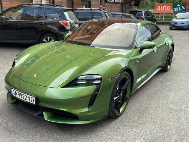 Зелений Порше Тайкан, об'ємом двигуна 0 л та пробігом 70 тис. км за 73000 $, фото 1 на Automoto.ua