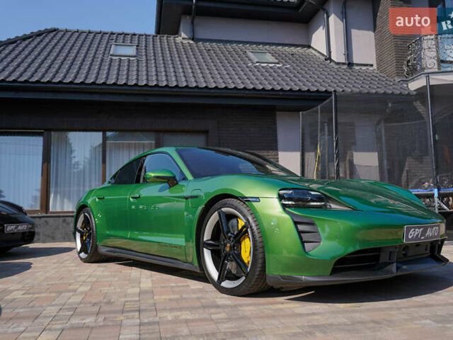Зеленый Порше Тайкан, объемом двигателя 0 л и пробегом 9 тыс. км за 104700 $, фото 13 на Automoto.ua