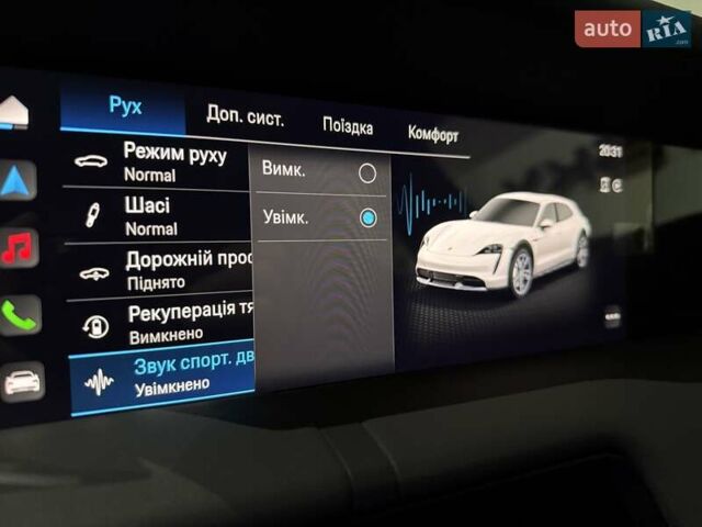 Серый Порше Taycan Cross Turismo, объемом двигателя 0 л и пробегом 1 тыс. км за 115900 $, фото 135 на Automoto.ua