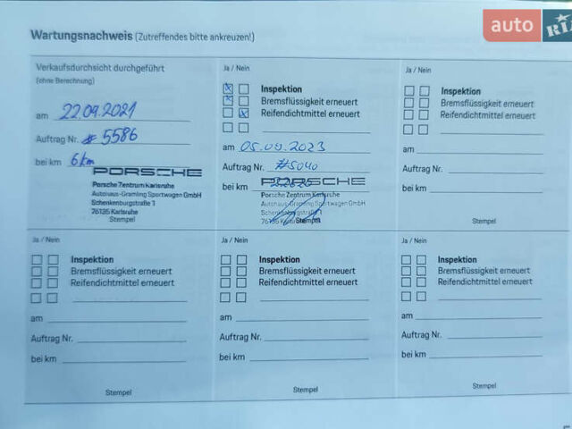 Синий Порше Taycan Cross Turismo, объемом двигателя 0 л и пробегом 40 тыс. км за 69900 $, фото 8 на Automoto.ua