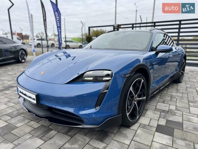 Синий Порше Taycan Cross Turismo, объемом двигателя 0 л и пробегом 17 тыс. км за 80900 $, фото 7 на Automoto.ua