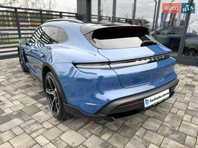 Синий Порше Taycan Cross Turismo, объемом двигателя 0 л и пробегом 17 тыс. км за 80900 $, фото 10 на Automoto.ua