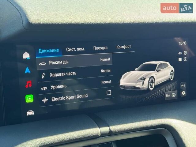 Серый Порше Taycan Sport Turismo, объемом двигателя 0 л и пробегом 15 тыс. км за 89000 $, фото 46 на Automoto.ua