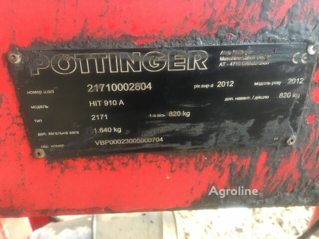 Красный Pottinger Другая, объемом двигателя 0 л и пробегом 0 тыс. км за 5822 $, фото 20 на Automoto.ua