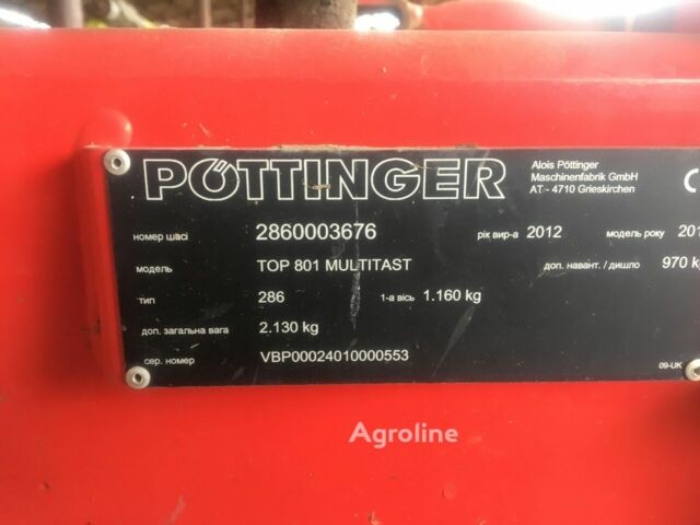 Красный Pottinger Другая, объемом двигателя 0 л и пробегом 0 тыс. км за 5822 $, фото 28 на Automoto.ua