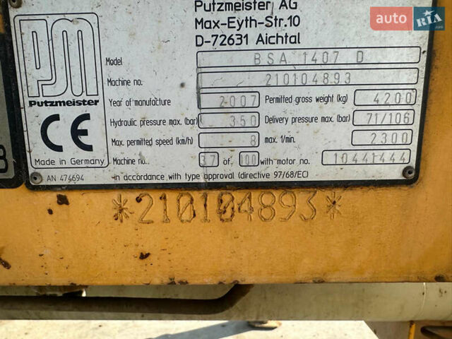 Путцмайстер БСА, об'ємом двигуна 0 л та пробігом 220 тис. км за 49000 $, фото 8 на Automoto.ua