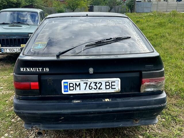 Черный Рено 19, объемом двигателя 1.7 л и пробегом 222 тыс. км за 375 $, фото 6 на Automoto.ua