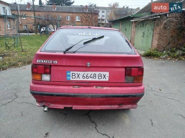 Червоний Рено 19, об'ємом двигуна 1.4 л та пробігом 370 тис. км за 550 $, фото 3 на Automoto.ua
