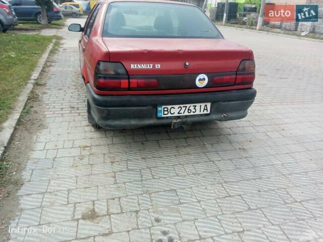 Червоний Рено 19, об'ємом двигуна 1.39 л та пробігом 293 тис. км за 750 $, фото 1 на Automoto.ua