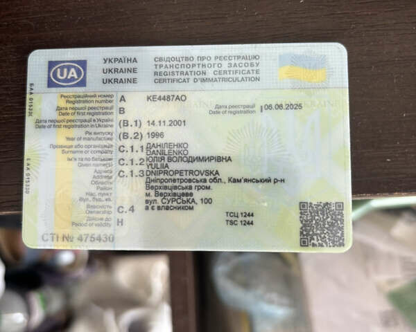 Желтый Рено 19, объемом двигателя 1.79 л и пробегом 200 тыс. км за 2500 $, фото 13 на Automoto.ua