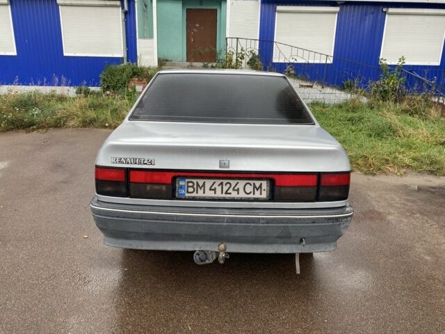 Рено 21 1990 в Шостке на Automoto.ua Серый Рено 21, объемом двигателя 1.7 л и пробегом 1000 тыс. км за 1200 $, фото 1 на Automoto.ua