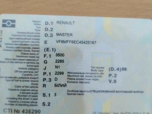 Белый Рено 4, объемом двигателя 2.3 л и пробегом 2 тыс. км за 11900 $, фото 22 на Automoto.ua