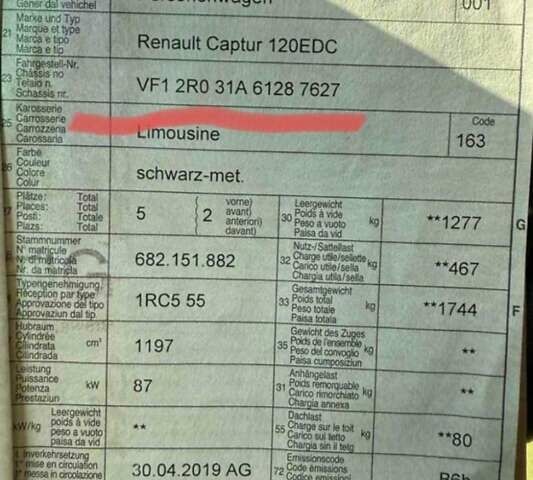 Черный Рено Каптур, объемом двигателя 1.2 л и пробегом 61 тыс. км за 14599 $, фото 3 на Automoto.ua