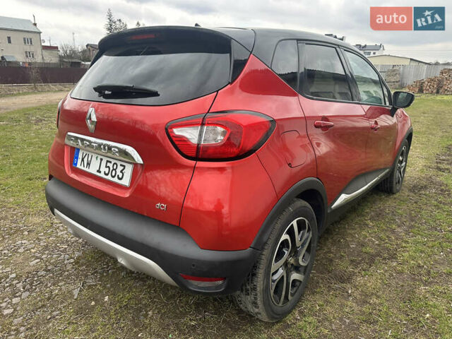 Красный Рено Каптур, объемом двигателя 1.5 л и пробегом 130 тыс. км за 7700 $, фото 3 на Automoto.ua