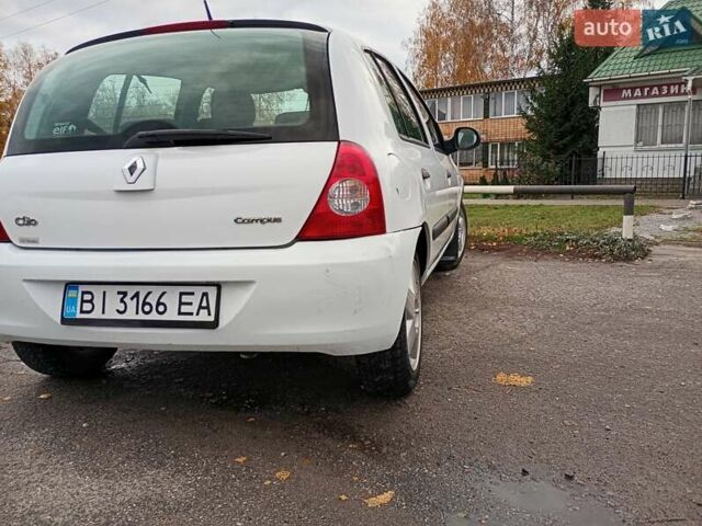 Білий Рено Кліо, об'ємом двигуна 1.2 л та пробігом 176 тис. км за 4300 $, фото 35 на Automoto.ua