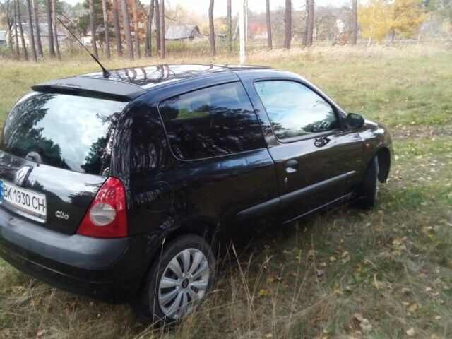 Рено Клио 2002 в Ровно на Automoto.ua Черный Рено Клио, объемом двигателя 1.5 л и пробегом 380 тыс. км за 2350 $, фото 3 на Automoto.ua