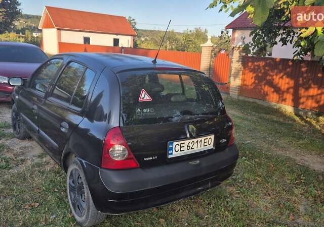 Чорний Рено Кліо, об'ємом двигуна 1.2 л та пробігом 211 тис. км за 3200 $, фото 4 на Automoto.ua