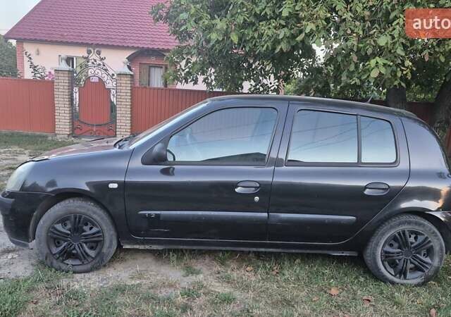Чорний Рено Кліо, об'ємом двигуна 1.2 л та пробігом 211 тис. км за 3200 $, фото 5 на Automoto.ua