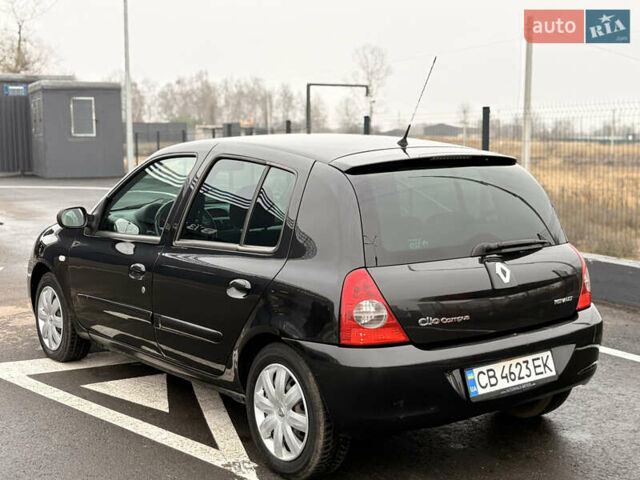 Черный Рено Клио, объемом двигателя 1.2 л и пробегом 226 тыс. км за 3500 $, фото 5 на Automoto.ua