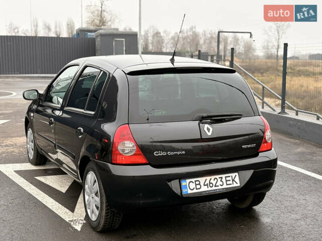 Черный Рено Клио, объемом двигателя 1.2 л и пробегом 226 тыс. км за 3500 $, фото 6 на Automoto.ua
