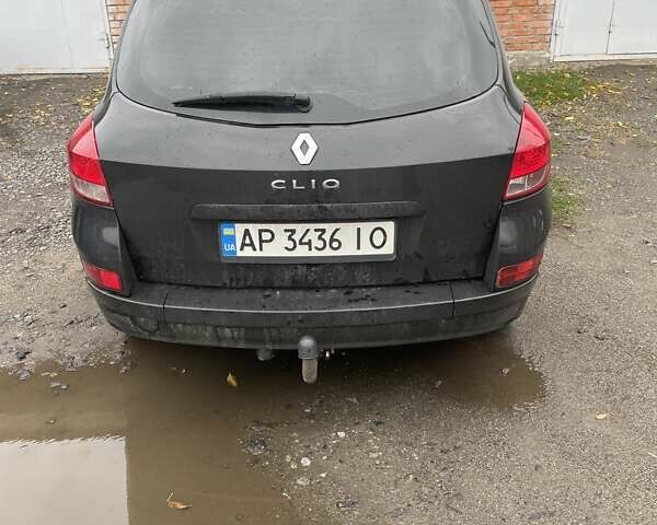 Черный Рено Клио, объемом двигателя 1.5 л и пробегом 227 тыс. км за 5300 $, фото 3 на Automoto.ua