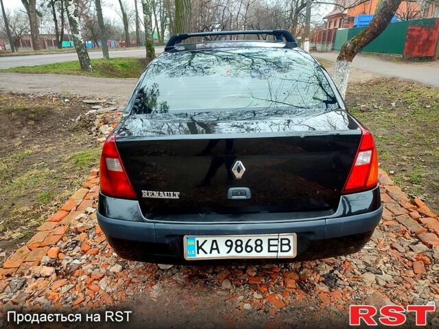 Черный Рено Клио, объемом двигателя 1.4 л и пробегом 313 тыс. км за 2499 $, фото 2 на Automoto.ua