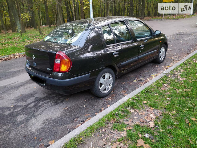 Черный Рено Клио, объемом двигателя 1.4 л и пробегом 198 тыс. км за 2800 $, фото 12 на Automoto.ua